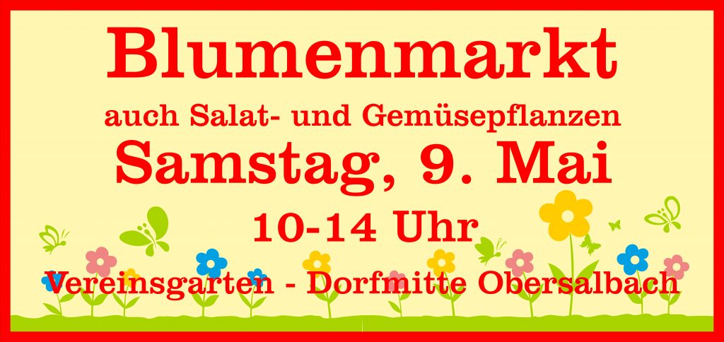 Frühjahrsblumenmarkt